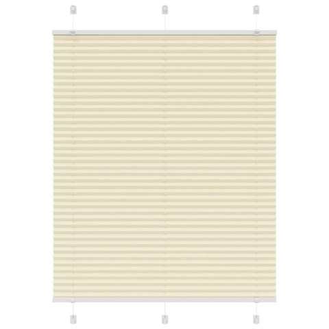 ROLETA PLISOWANA KREMOWA 110X100CM SZEROKOŚĆ TKANINY 109,4CM