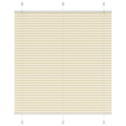 ROLETA PLISOWANA KREMOWA 120X100CM SZEROKOŚĆ TKANINY 119,4CM