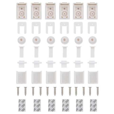 ROLETA PLISOWANA KREMOWA 120X100CM SZEROKOŚĆ TKANINY 119,4CM