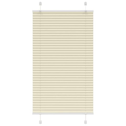 ROLETA PLISOWANA KREMOWA 75X100CM SZEROKOŚĆ TKANINY 74,4CM