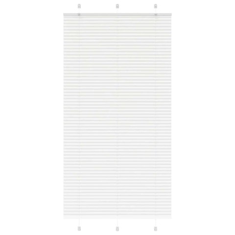 ROLETA PLISOWANA BIAŁA 105X200CM SZEROKOŚĆ TKANINY 104,4CM