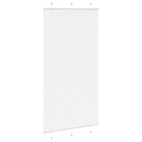 ROLETA PLISOWANA BIAŁA 105X200CM SZEROKOŚĆ TKANINY 104,4CM