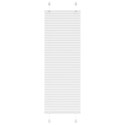 ROLETA PLISOWANA BIAŁA 45X150CM SZEROKOŚĆ TKANINY 44,4CM