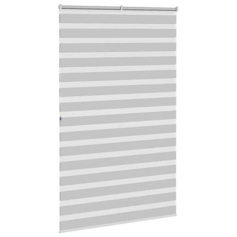 ROLETA ZEBRA JASNOSZARA SZEROKOŚĆ TKANINY 140,9CM POLIESTER