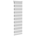 ROLETA ZEBRA JASNOSZARA SZEROKOŚĆ TKANINY 35,9CM POLIESTER