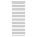 ROLETA ZEBRA JASNOSZARA SZEROKOŚĆ TKANINY 60,9CM POLIESTER