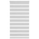 ROLETA ZEBRA JASNOSZARA SZEROKOŚĆ TKANINY 70,9CM POLIESTER