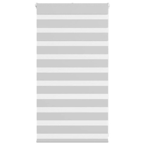 ROLETA ZEBRA JASNOSZARA SZEROKOŚĆ TKANINY 70,9CM POLIESTER