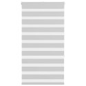 ROLETA ZEBRA JASNOSZARA SZEROKOŚĆ TKANINY 70,9CM POLIESTER