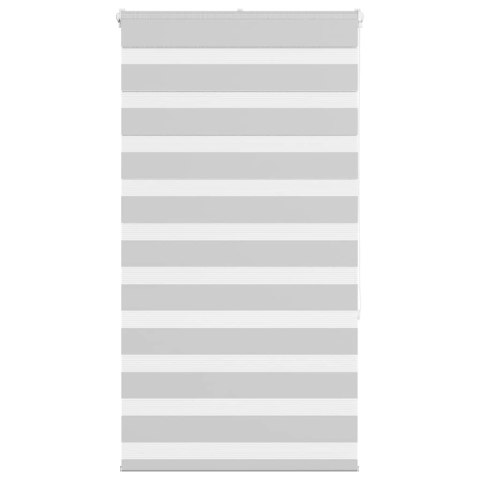 ROLETA ZEBRA JASNOSZARA SZEROKOŚĆ TKANINY 70,9CM POLIESTER