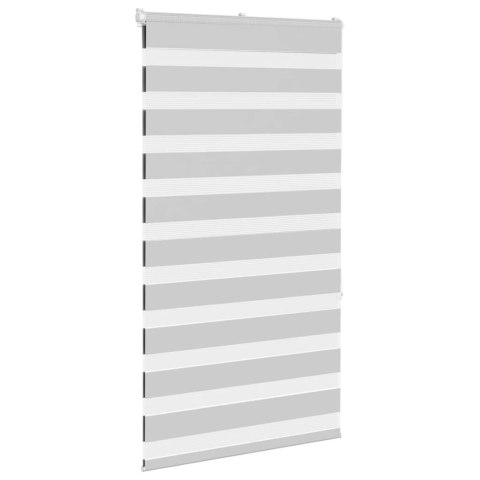 ROLETA ZEBRA JASNOSZARA SZEROKOŚĆ TKANINY 70,9CM POLIESTER
