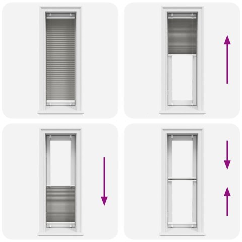 ROLETA PLISOWANA ANTRACYTOWA 50X150CM SZEROKOŚĆ TKANINY 49,4CM
