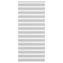 ROLETA ZEBRA JASNOSZARA SZEROKOŚĆ TKANINY 105,9CM POLIESTER