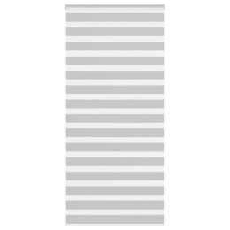 ROLETA ZEBRA JASNOSZARA SZEROKOŚĆ TKANINY 105,9CM POLIESTER