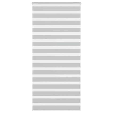 ROLETA ZEBRA JASNOSZARA SZEROKOŚĆ TKANINY 105,9CM POLIESTER