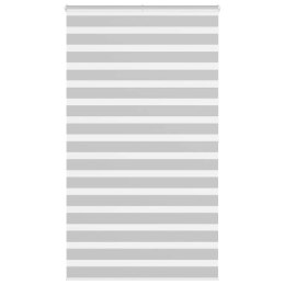 ROLETA ZEBRA JASNOSZARA SZEROKOŚĆ TKANINY 115,9CM POLIESTER