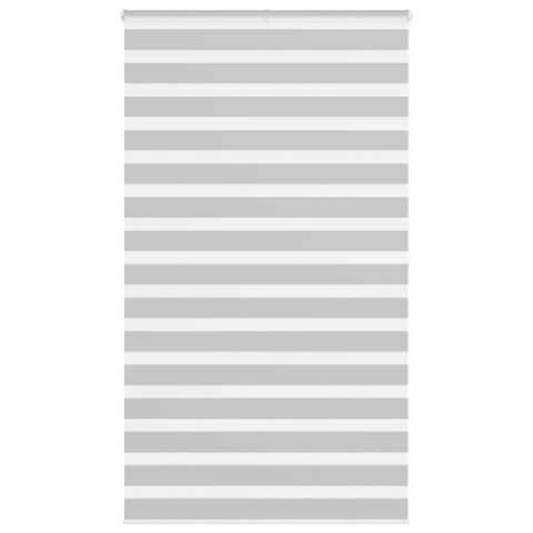 ROLETA ZEBRA JASNOSZARA SZEROKOŚĆ TKANINY 115,9CM POLIESTER
