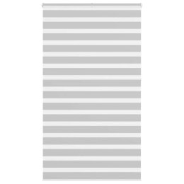 ROLETA ZEBRA JASNOSZARA SZEROKOŚĆ TKANINY 125,9CM POLIESTER