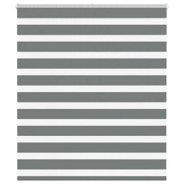 ROLETA ZEBRA CIEMNOSZARA SZEROKOŚĆ TKANINY 115,9CM POLIESTER