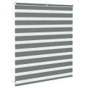 ROLETA ZEBRA CIEMNOSZARA SZEROKOŚĆ TKANINY 115,9CM POLIESTER