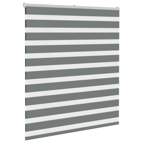 ROLETA ZEBRA CIEMNOSZARA SZEROKOŚĆ TKANINY 115,9CM POLIESTER