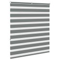 ROLETA ZEBRA CIEMNOSZARA SZEROKOŚĆ TKANINY 115,9CM POLIESTER