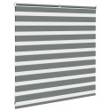 ROLETA ZEBRA CIEMNOSZARA SZEROKOŚĆ TKANINY 140,9CM POLIESTER