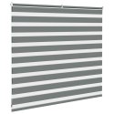 ROLETA ZEBRA CIEMNOSZARA SZEROKOŚĆ TKANINY 150,9CM POLIESTER