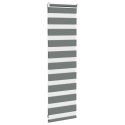ROLETA ZEBRA CIEMNOSZARA SZEROKOŚĆ TKANINY 35,9CM POLIESTER