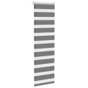 ROLETA ZEBRA CIEMNOSZARA SZEROKOŚĆ TKANINY 45,9CM POLIESTER