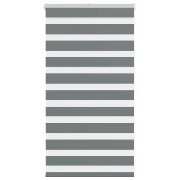 ROLETA ZEBRA CIEMNOSZARA SZEROKOŚĆ TKANINY 70,9CM POLIESTER