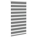 ROLETA ZEBRA CIEMNOSZARA SZEROKOŚĆ TKANINY 70,9CM POLIESTER