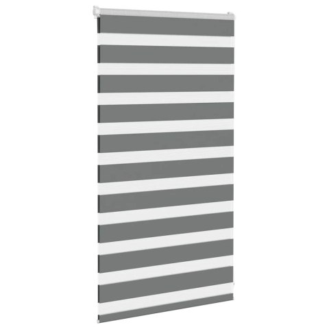 ROLETA ZEBRA CIEMNOSZARA SZEROKOŚĆ TKANINY 70,9CM POLIESTER