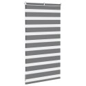 ROLETA ZEBRA CIEMNOSZARA SZEROKOŚĆ TKANINY 70,9CM POLIESTER