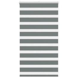 ROLETA ZEBRA CIEMNOSZARA SZEROKOŚĆ TKANINY 80,9CM POLIESTER