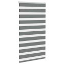 ROLETA ZEBRA CIEMNOSZARA SZEROKOŚĆ TKANINY 80,9CM POLIESTER