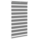 ROLETA ZEBRA CIEMNOSZARA SZEROKOŚĆ TKANINY 80,9CM POLIESTER