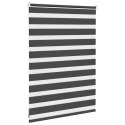 ROLETA ZEBRA CZARNA SZEROKOŚĆ TKANINY 100,9CM POLIESTER