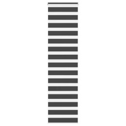 ROLETA ZEBRA CZARNA SZEROKOŚĆ TKANINY 50,9CM POLIESTER