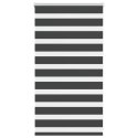 ROLETA ZEBRA CZARNA SZEROKOŚĆ TKANINY 70,9CM POLIESTER