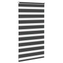 ROLETA ZEBRA CZARNA SZEROKOŚĆ TKANINY 70,9CM POLIESTER