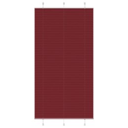 ROLETA PLISOWANA BORDOWY CZERWONY 105X200CM SZEROKOŚĆ TKANINY