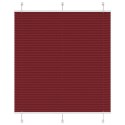 ROLETA PLISOWANA BORDOWY CZERWONY 120X150CM SZEROKOŚĆ TKANINY