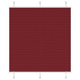 ROLETA PLISOWANA BORDOWY CZERWONY 120X150CM SZEROKOŚĆ TKANINY