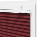 ROLETA PLISOWANA BORDOWY CZERWONY 120X150CM SZEROKOŚĆ TKANINY