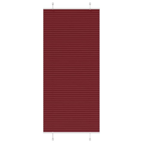 ROLETA PLISOWANA BORDOWY CZERWONY 5X200CM SZEROKOŚĆ TKANINY