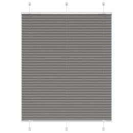 ROLETA PLISOWANA ANTRACYTOWA 105X100CM SZEROKOŚĆ TKANINY
