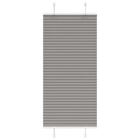 ROLETA PLISOWANA ANTRACYTOWA 55X150CM SZEROKOŚĆ TKANINY 54,4CM