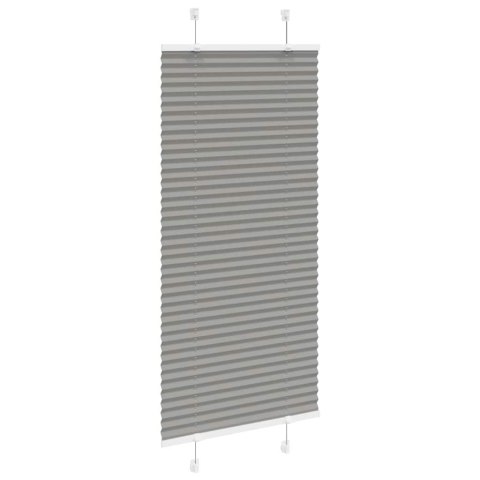 ROLETA PLISOWANA ANTRACYTOWA 55X150CM SZEROKOŚĆ TKANINY 54,4CM