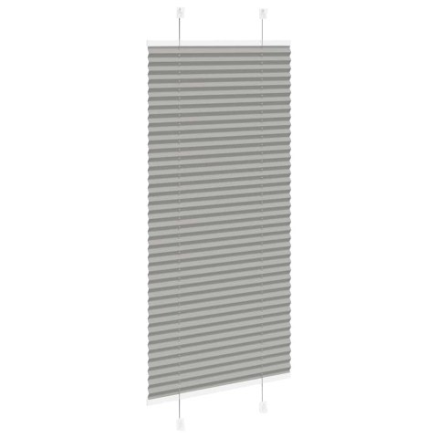 ROLETA PLISOWANA ANTRACYTOWA 55X150CM SZEROKOŚĆ TKANINY 54,4CM